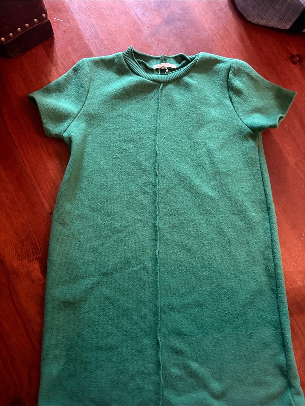 Copper Key Kids Teal-Green Short Sleeve dress size small